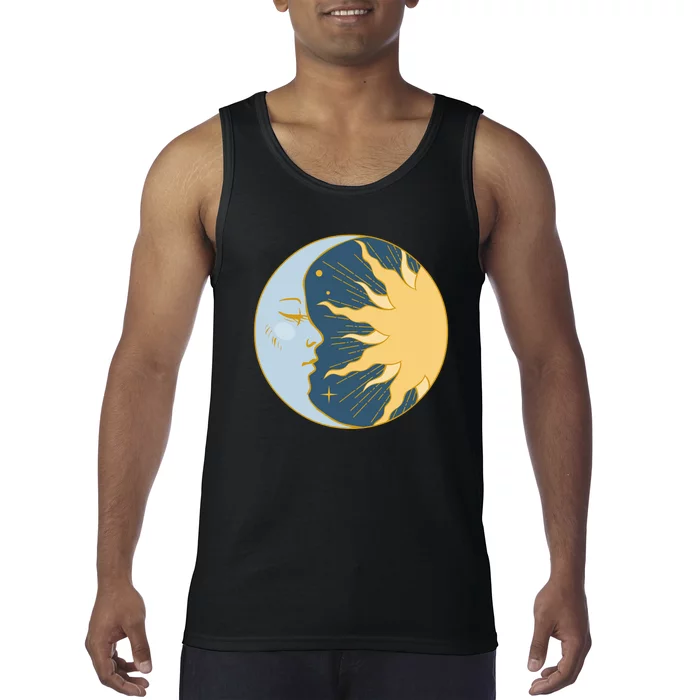 Boho Sun And Moon Tank Top