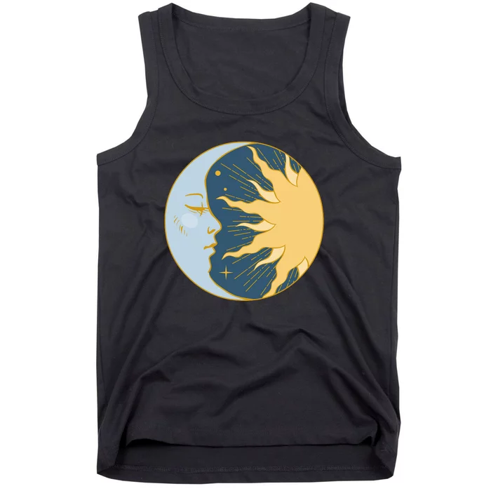 Boho Sun And Moon Tank Top