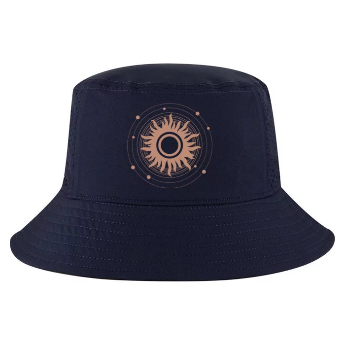 Boho Sun Illustration Cool Comfort Performance Bucket Hat