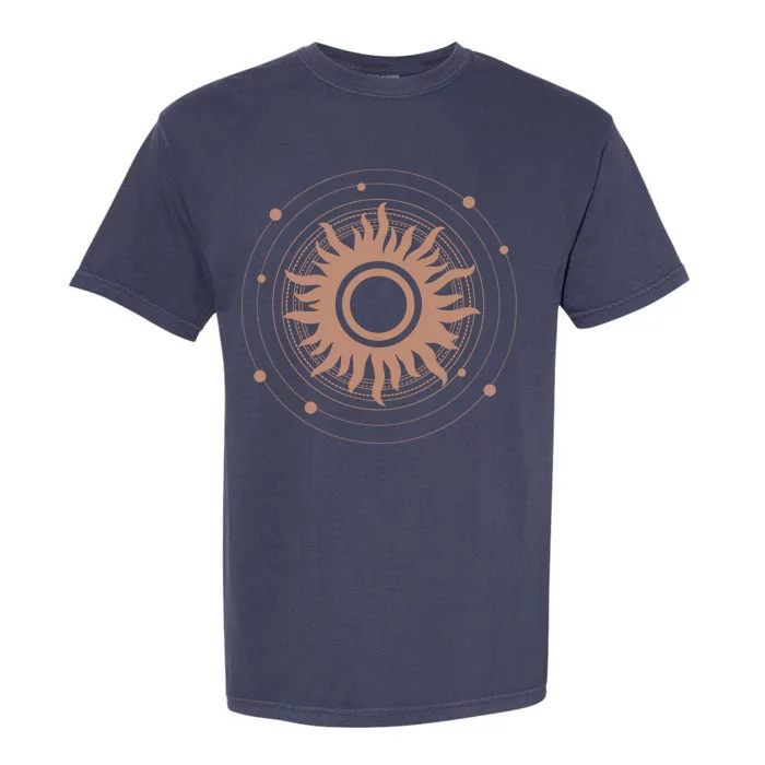 Boho Sun Illustration Garment-Dyed Heavyweight T-Shirt