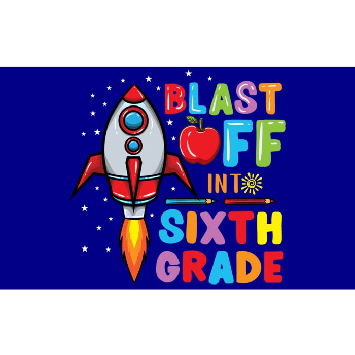 Blast Off Into 6Th Grade Gift Bumper Sticker