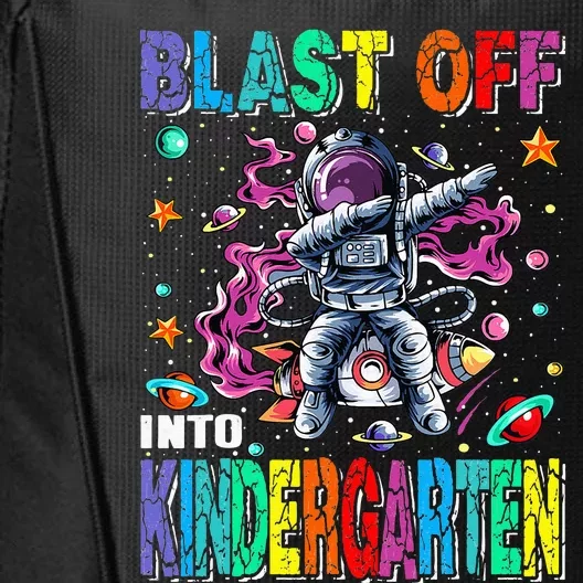 Blast Off Into Kindergarten Rocket Back To School City Backpack