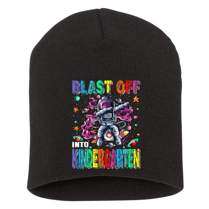 Blast Off Into Kindergarten Rocket Back To School Short Acrylic Beanie