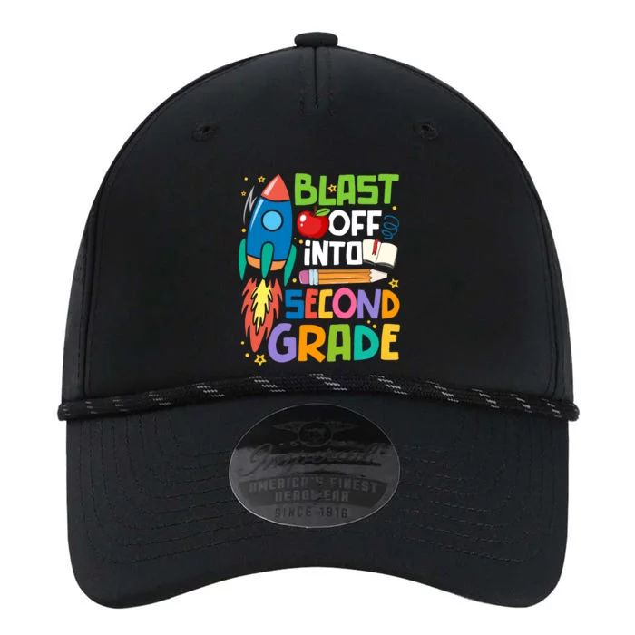 Blast Off Into 2Nd Grade First Day Of Second Grade Teacher Gift Performance The Dyno Cap