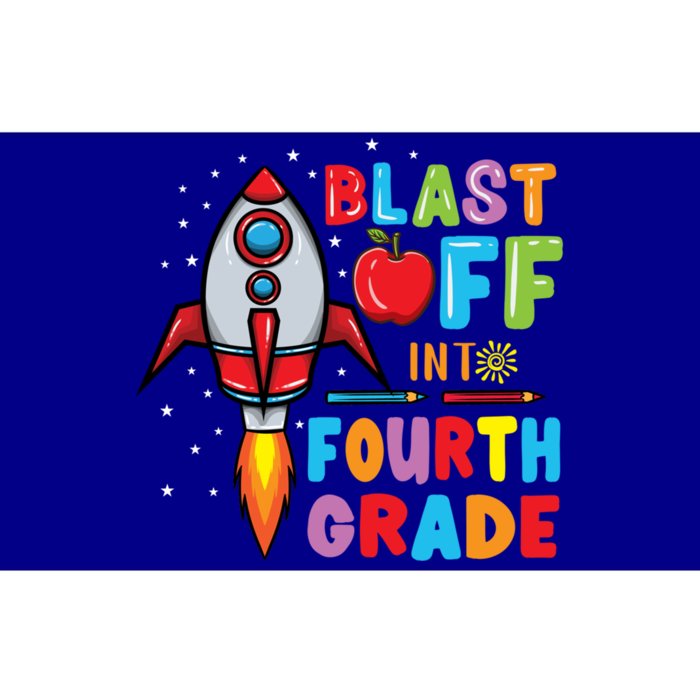 Blast Off Into 4Th Grade Gift Bumper Sticker