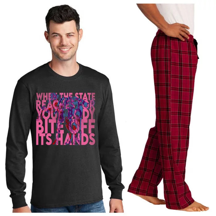 Bite Off Its Hands Long Sleeve Pajama Set