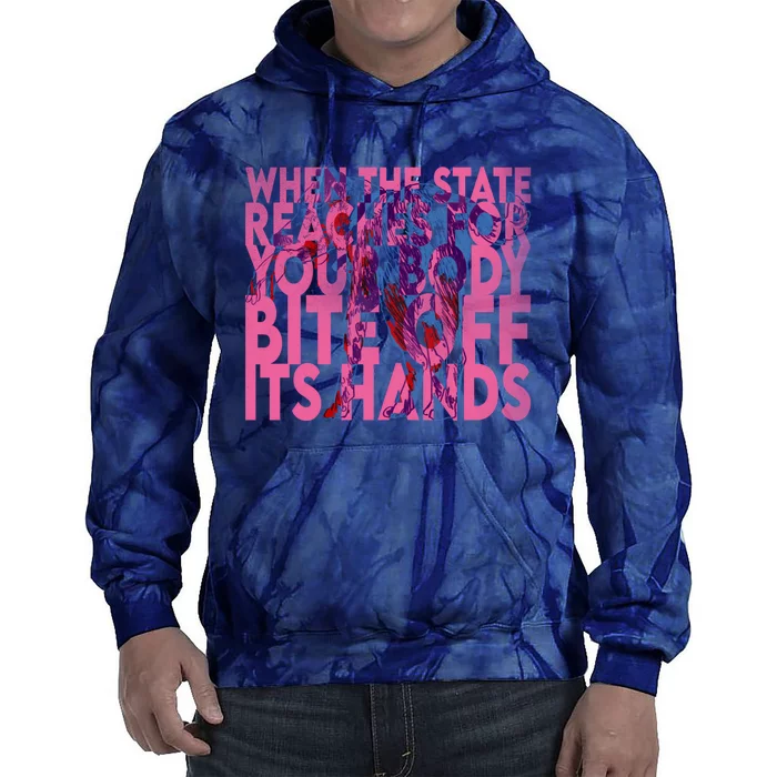 Bite Off Its Hands Tie Dye Hoodie