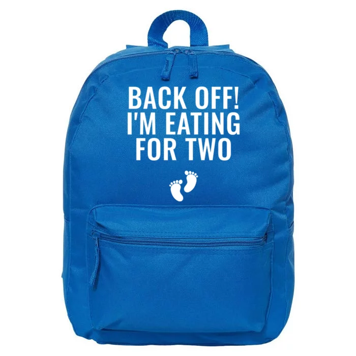 Back Off! I'm Eating For Two Gift 16 in Basic Backpack