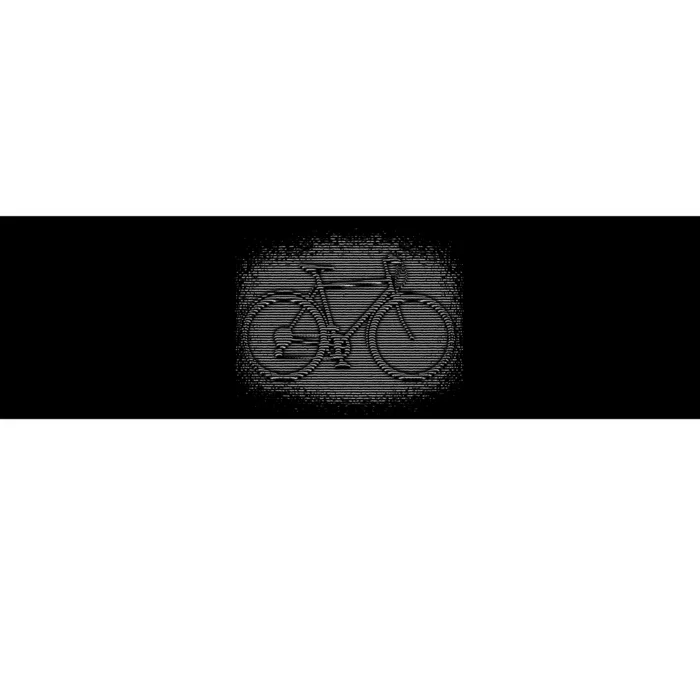 Bike Optical Illusion Bumper Sticker