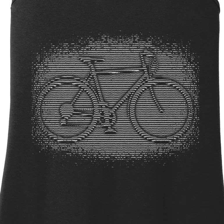 Bike Optical Illusion Ladies Essential Tank