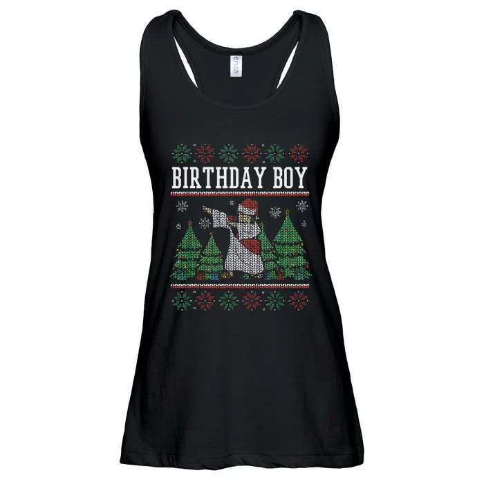 Birth Of Jesus Love Christ Funny Ugly Christmas Jesus Ladies Essential Flowy Tank