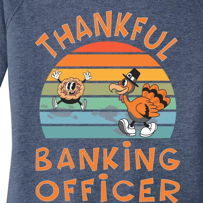 Banking Officer Job Funny Thanksgiving Gift Women's Perfect Tri Tunic Long Sleeve Shirt