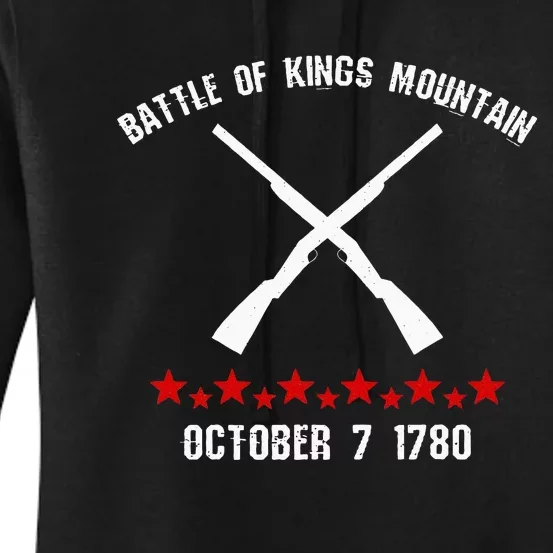 Battle Of Kings Mountain Revolutionary War 1780 Reenactor Women's Pullover Hoodie