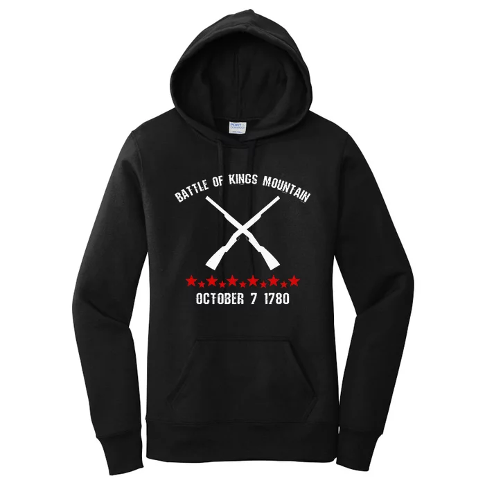 Battle Of Kings Mountain Revolutionary War 1780 Reenactor Women's Pullover Hoodie