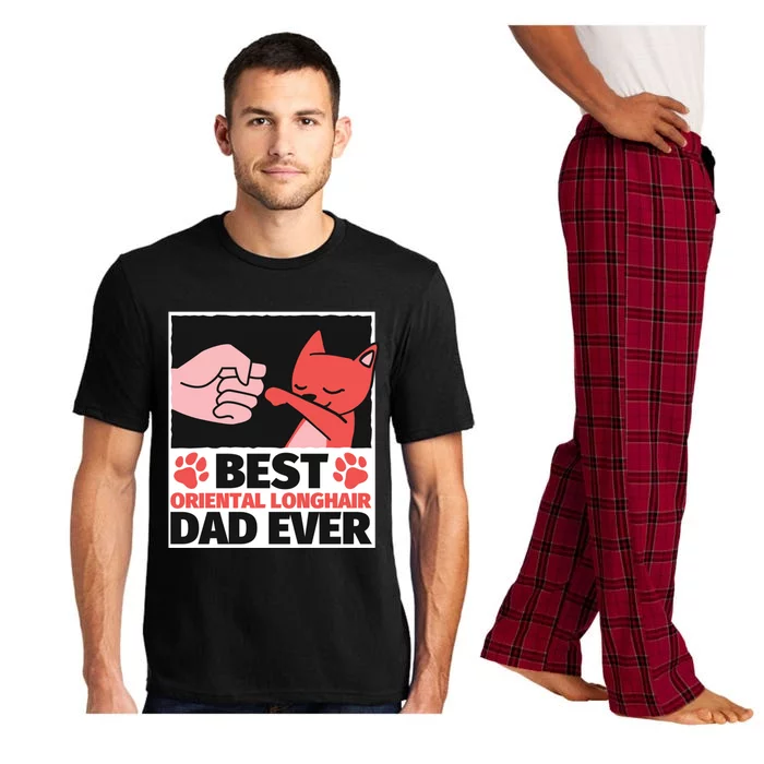 Best Oriental Longhair Dad Ever Gift Pajama Set