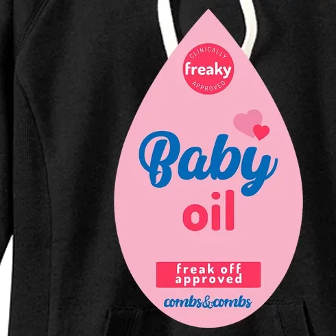 Baby Oil Lazy Funny Costume Ideas Women's Fleece Hoodie