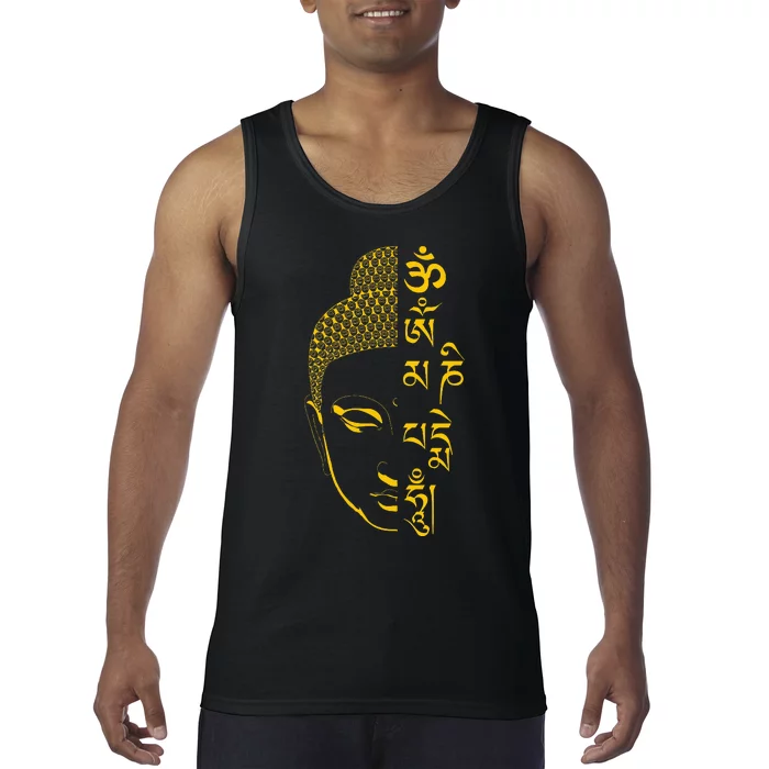 Buddha Om Mani Padme Hum Mantra Tank Top