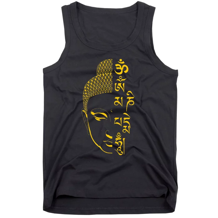 Buddha Om Mani Padme Hum Mantra Tank Top