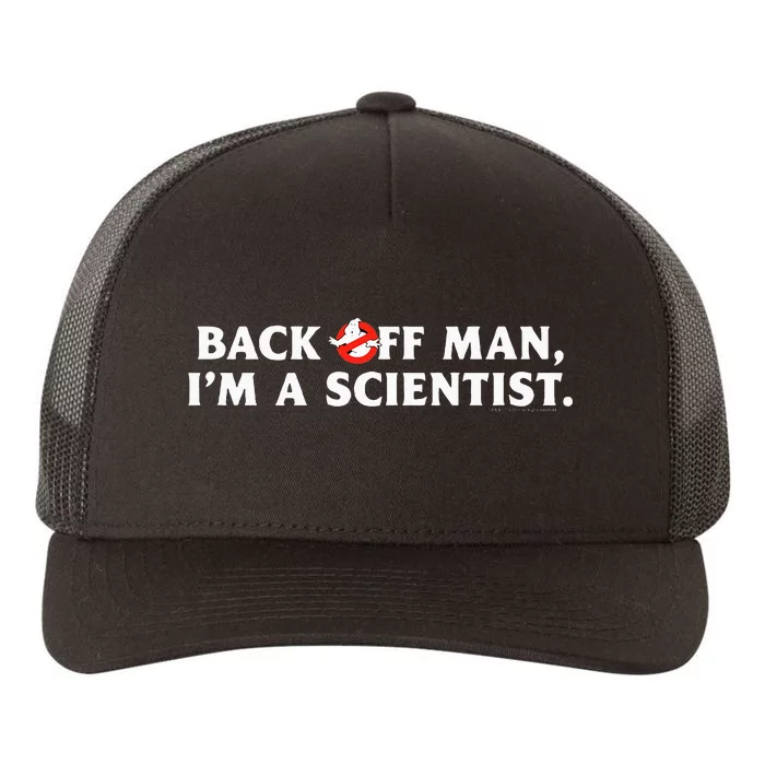 Back Off Man Yupoong Adult 5-Panel Trucker Hat