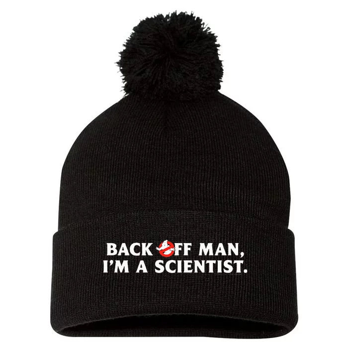 Back Off Man Pom Pom 12in Knit Beanie