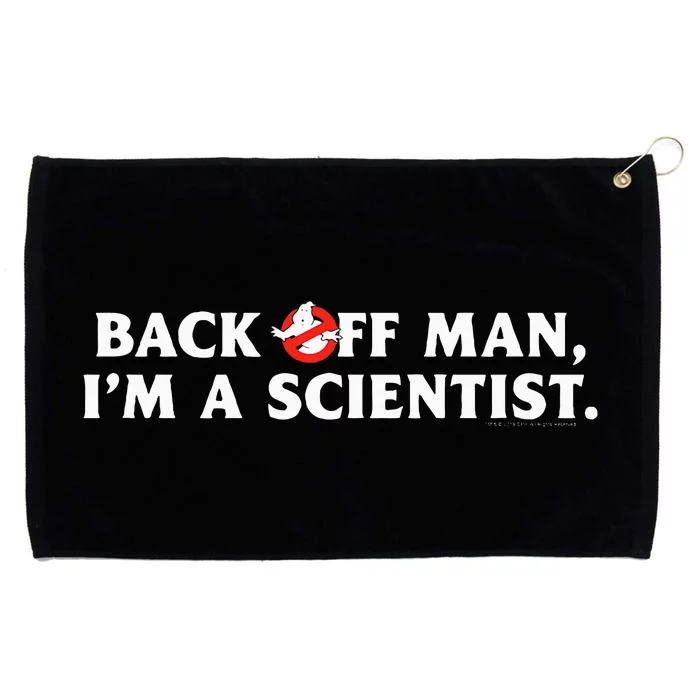 Back Off Man Grommeted Golf Towel