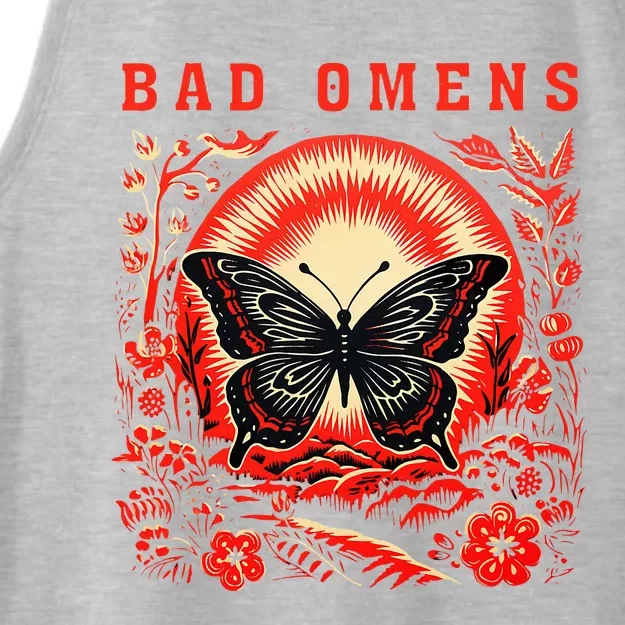 B.A.D. O.M.E.N.S Moth Ladies Tri-Blend Wicking Tank