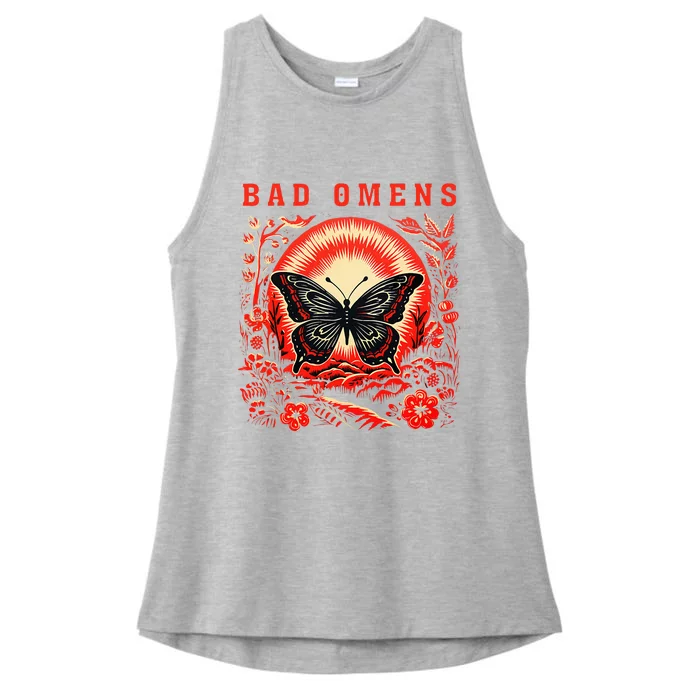 B.A.D. O.M.E.N.S Moth Ladies Tri-Blend Wicking Tank