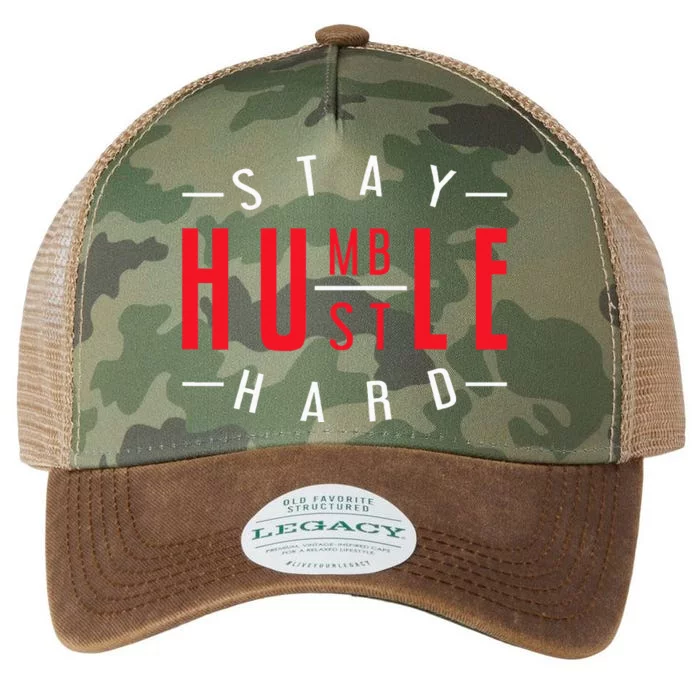 Business Owner Money Stay Humble Hustle Hard Legacy Tie Dye Trucker Hat