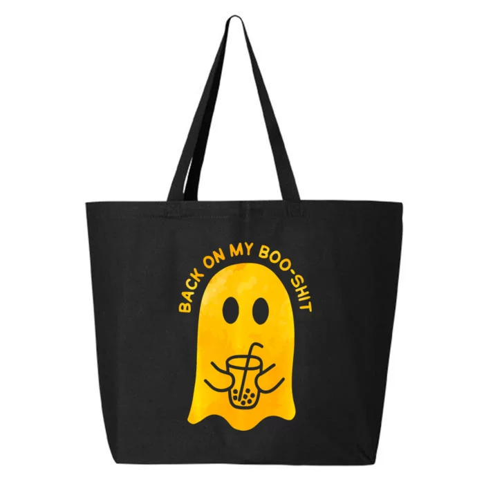 Back On My Booshit Halloween Funny 25L Jumbo Tote