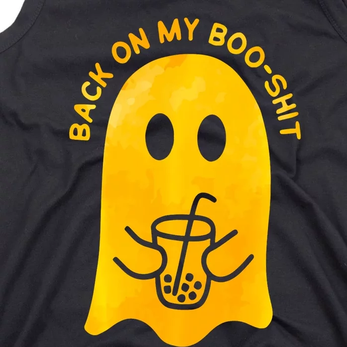 Back On My Booshit Halloween Funny Tank Top