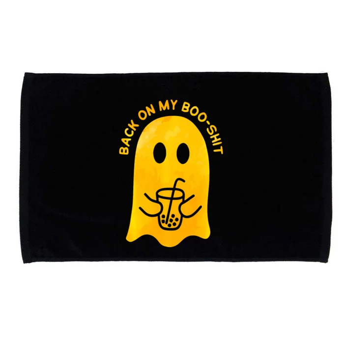 Back On My Booshit Halloween Funny Microfiber Hand Towel