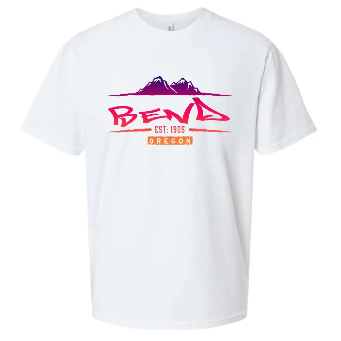 Bend Oregon Mountain Street Sueded Cloud Jersey T-Shirt