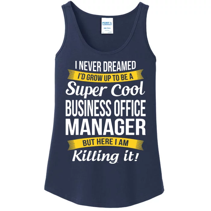 Business Office Manager Funny Gift Ladies Essential Tank