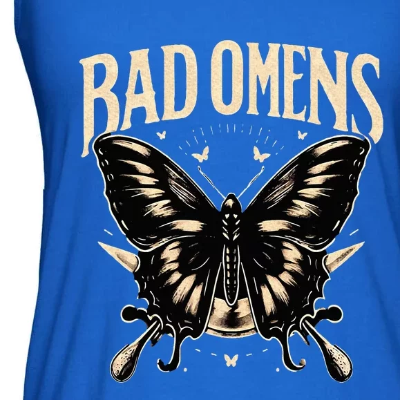 B.Ad Omens Moth Ladies Essential Flowy Tank