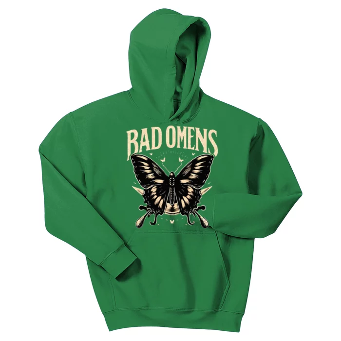 B.Ad Omens Moth Kids Hoodie