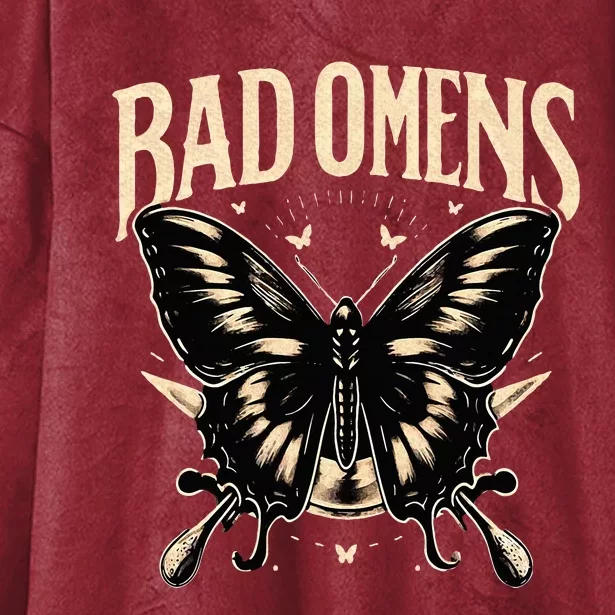 B.Ad Omens Moth Hooded Wearable Blanket