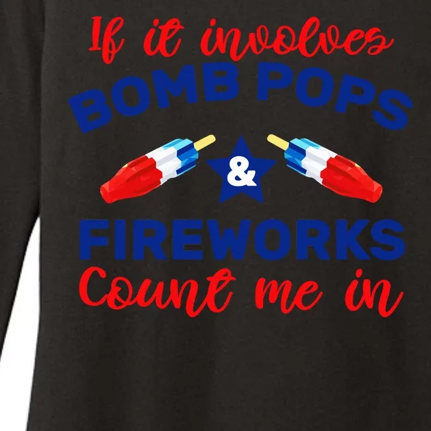 Bomb Pops And Fireworks Womens CVC Long Sleeve Shirt