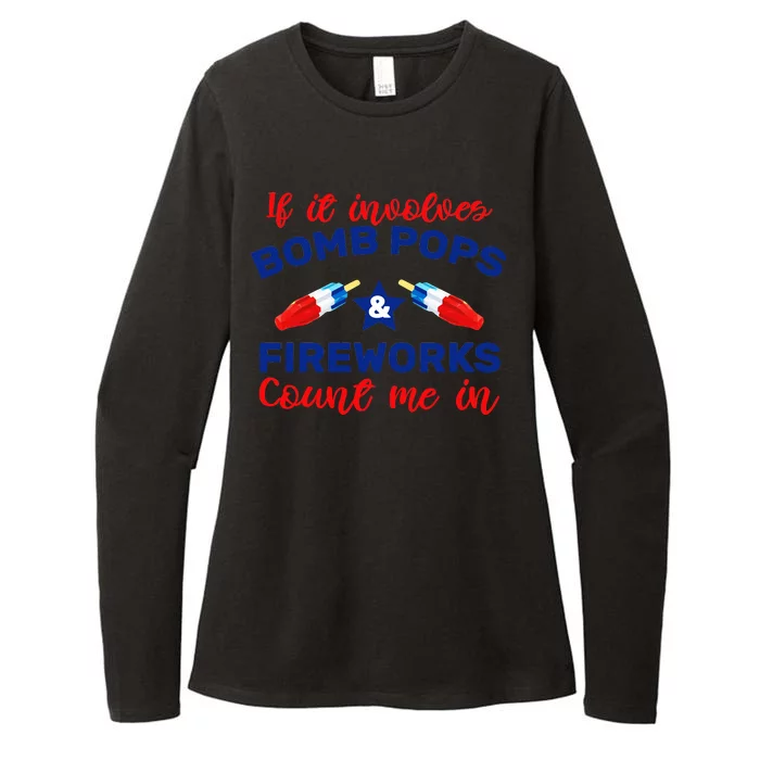 Bomb Pops And Fireworks Womens CVC Long Sleeve Shirt