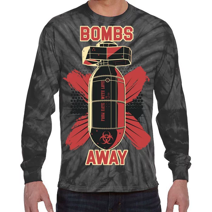 Bombs Away Trash Polka Tie-Dye Long Sleeve Shirt