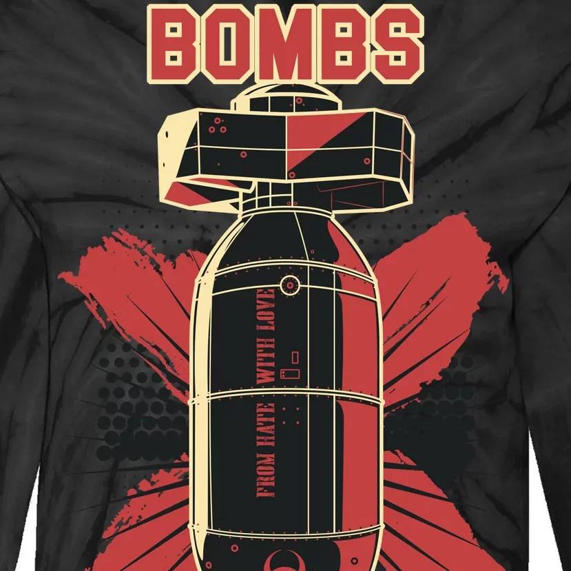 Bombs Away Trash Polka Tie-Dye Long Sleeve Shirt