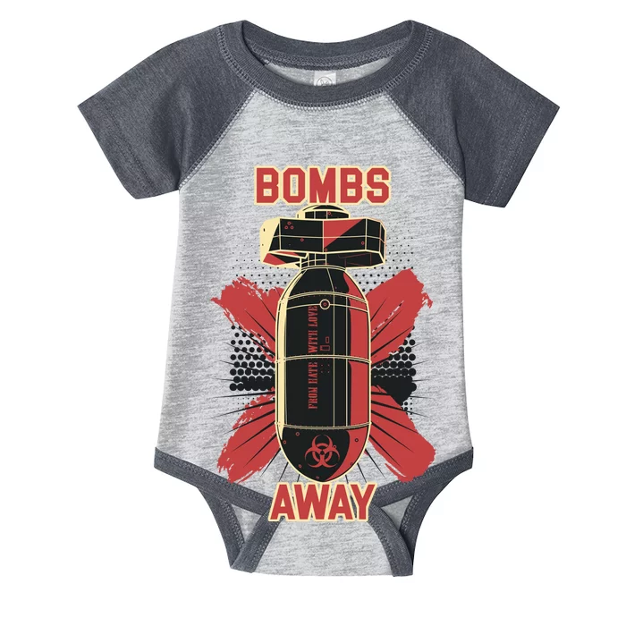 Bombs Away Trash Polka Infant Baby Jersey Bodysuit