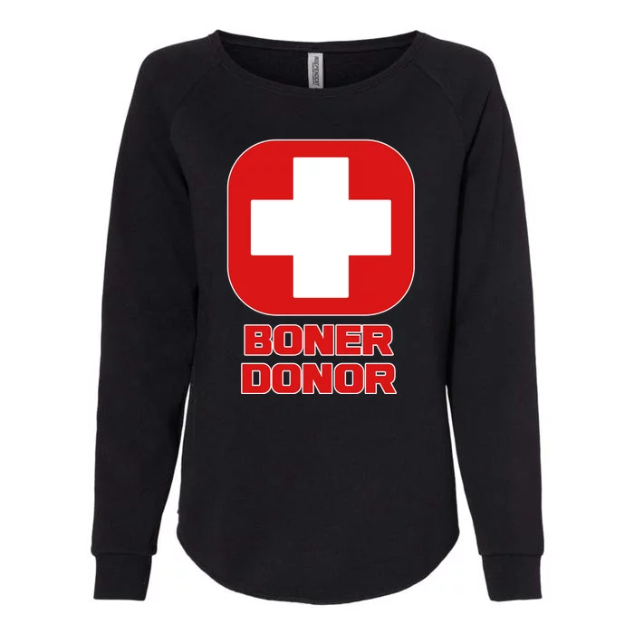 Boner Donor Womens California Wash Sweatshirt