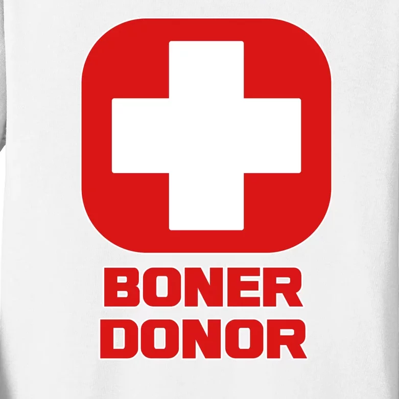 Boner Donor Kids Long Sleeve Shirt