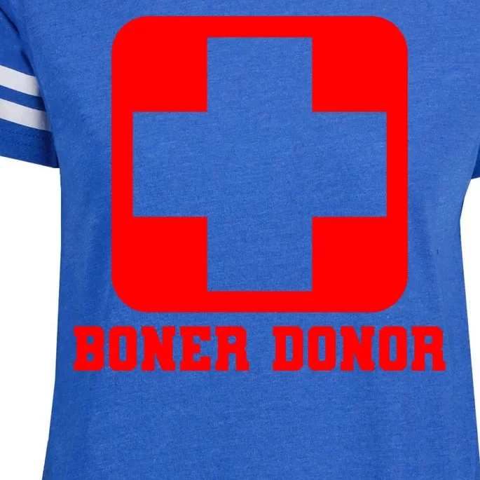 Boner Donor Adult Humor Enza Ladies Jersey Football T-Shirt