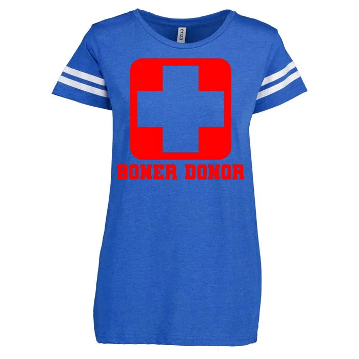 Boner Donor Adult Humor Enza Ladies Jersey Football T-Shirt