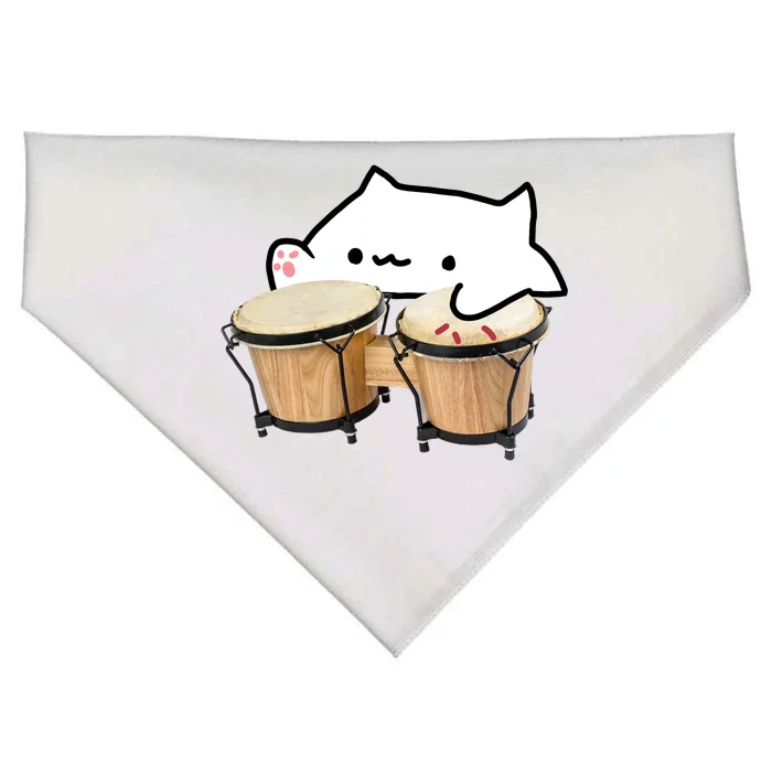 Bongo Cat USA-Made Doggie Bandana