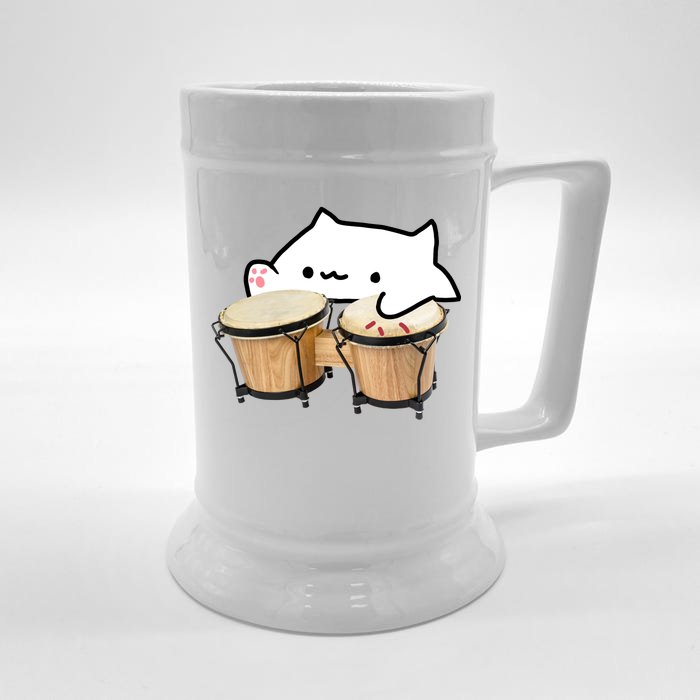 Bongo Cat Front & Back Beer Stein