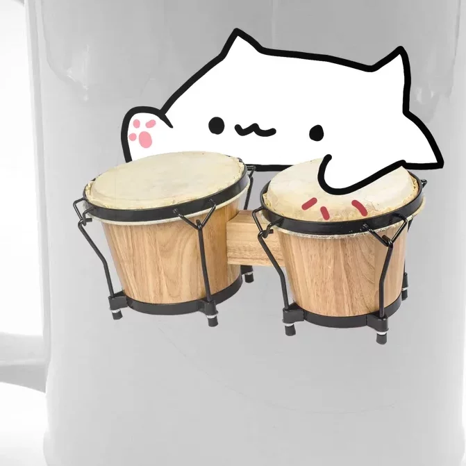 Bongo Cat Front & Back Beer Stein