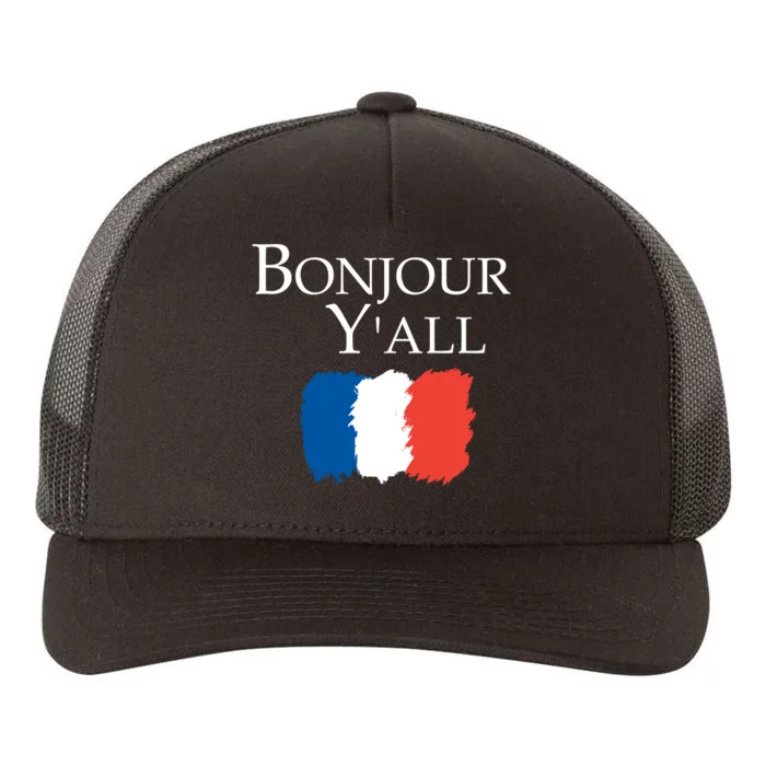 Bonjour Y'all French Parris Yupoong Adult 5-Panel Trucker Hat