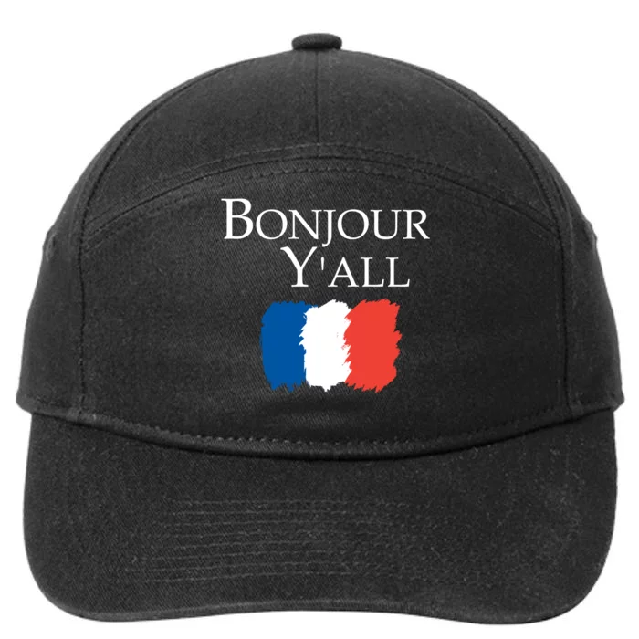 Bonjour Y'all French Parris 7-Panel Snapback Hat